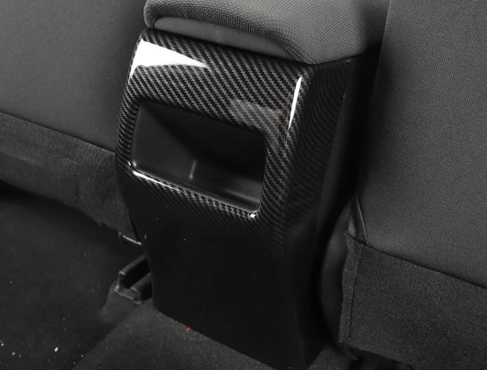 

For toyota corolla sedan 2019-2021 Carbon Fiber Rear Seat Air Conditional Vent Cover Trim Car Accessories car decoration
