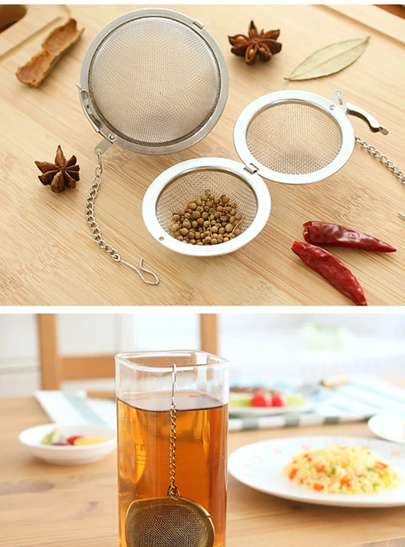 

Stainless Steel Filter Stainless Tea Filter Tea Ball Filter Tea Strainer Mesh Sphere Locking Filter Stainless Steel Tea Strainer