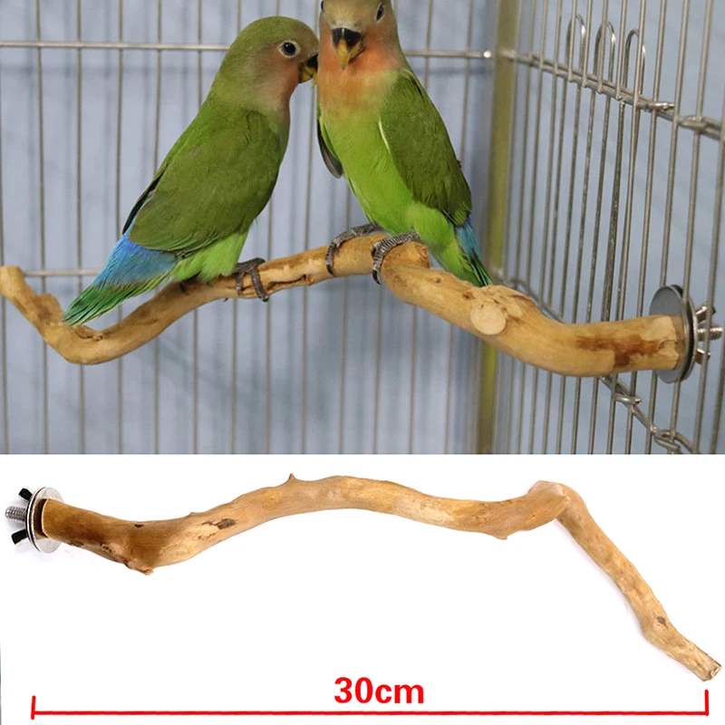 

Parrot Bird Standing Stick Wood Pole Parrot Toy Bird Cockatiel Parakeet