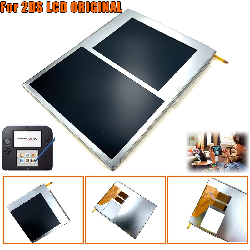Верхняя Нижняя Замена ЖК-экрана подходит для kingd 2DS | Электроника