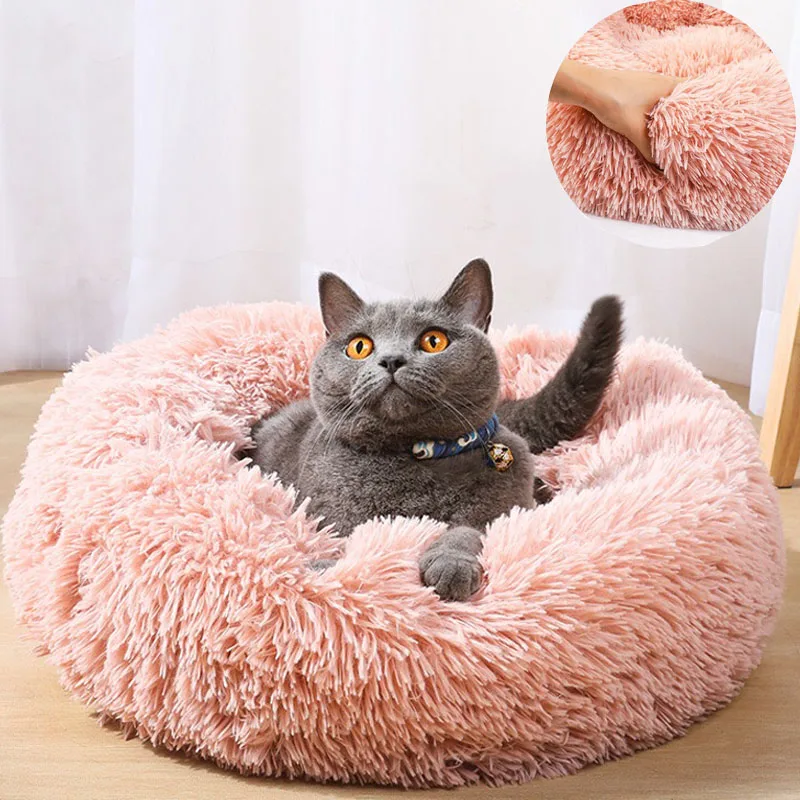 Мягкая моющаяся плюшевая кровать для собак питомник кошек домашний диван