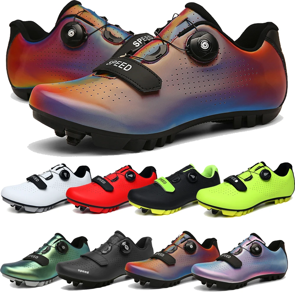 

Cycling Sneaker MTB Cycling Shoes Flat Footwear Men's Bicycle Sport Cleat Shoes Mountain Bike Triathlon Winter Size 36-47