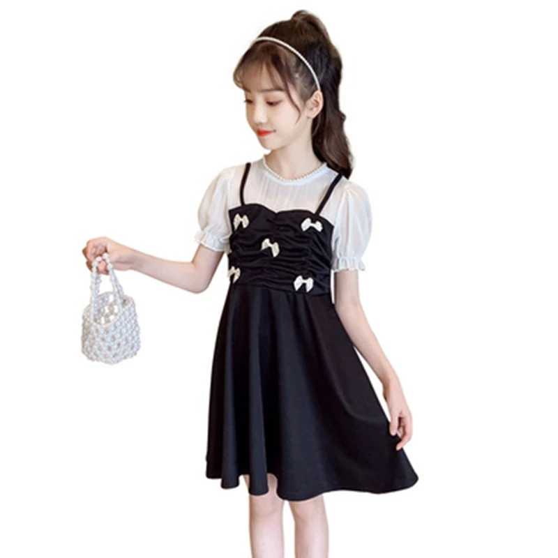 Новинка легкие летние платья для детей элегантное шифоновое праздвечерние чное