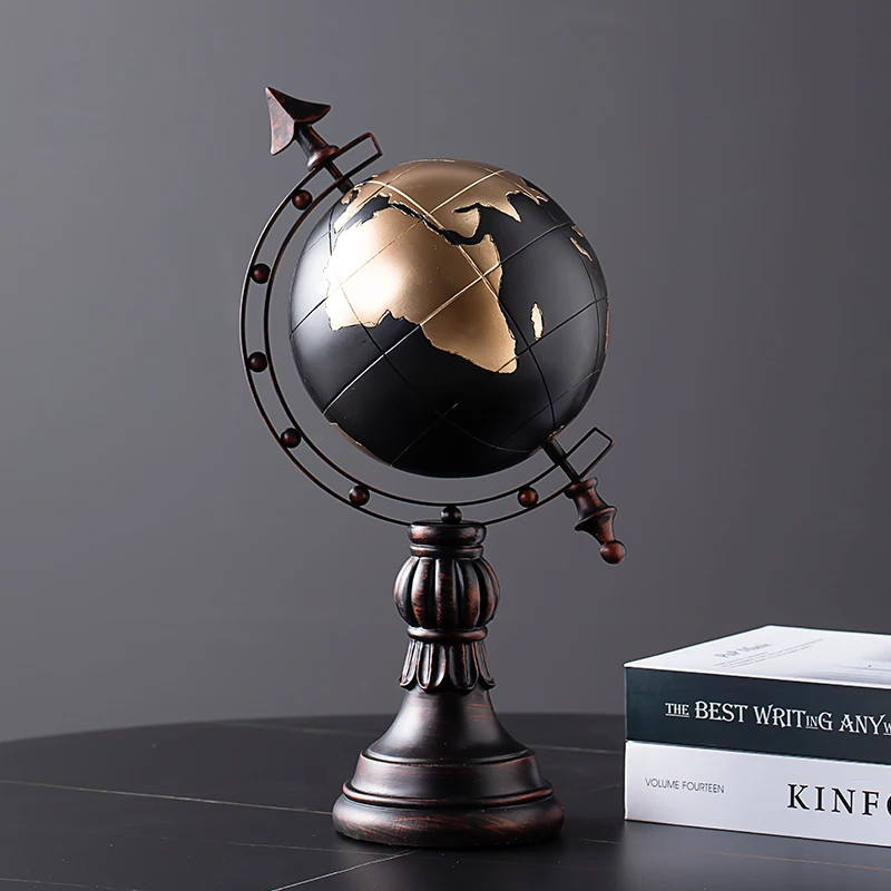 

Modern globe decoration living room study office porch wine cabinet ornaments creative desk crafts