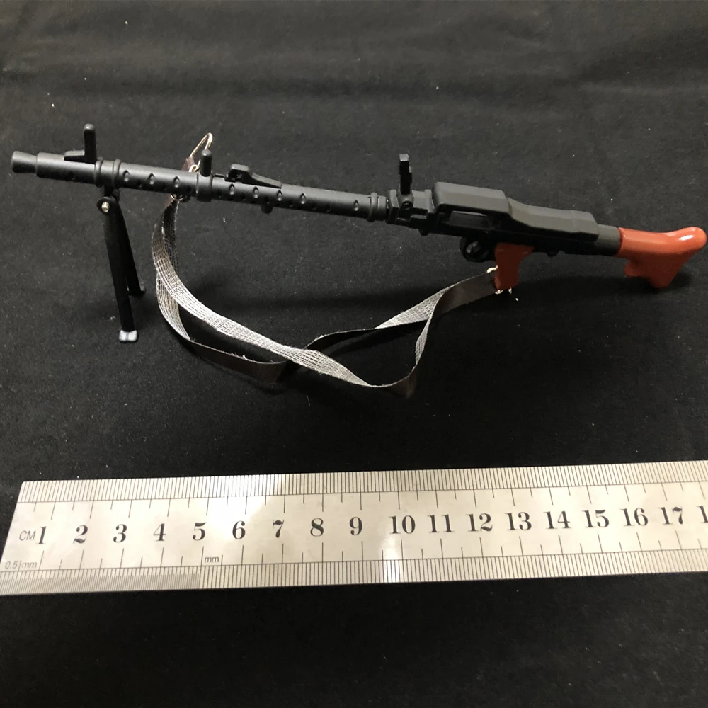 

1/6 весы MG34 светильник пулемет Вторую мировую войну сплава модель оружия статический игрушки для детей возрастом от 12 ''фигурку