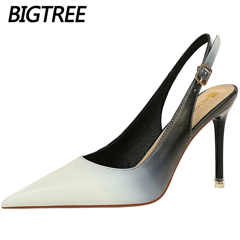 

Туфли-лодочки женские на высоком каблуке 9,5 см, из искусственной кожи