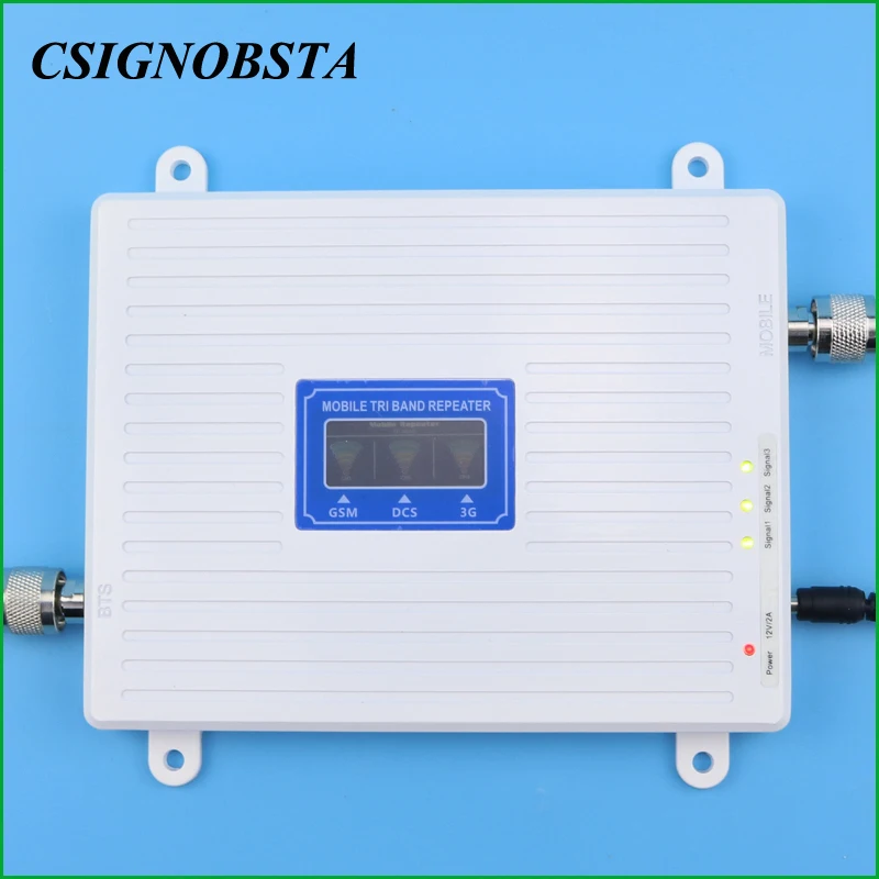 Трехдиапазонный усилитель сигнала 2G 3G 4G мобильный телефон GSM900 DCS1800 WCDMA2100 МГц |