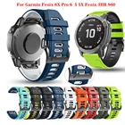 Ремешок силиконовый для наручных смарт-часов Garmin Fenix 6 6X Pro 5 5X Plus 3HR 935 945, 26 дюймов 22 мм