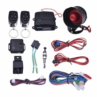 car alarm vehicle system 1 way remote central door lock keyless system with 2 remote control burglar protection security system