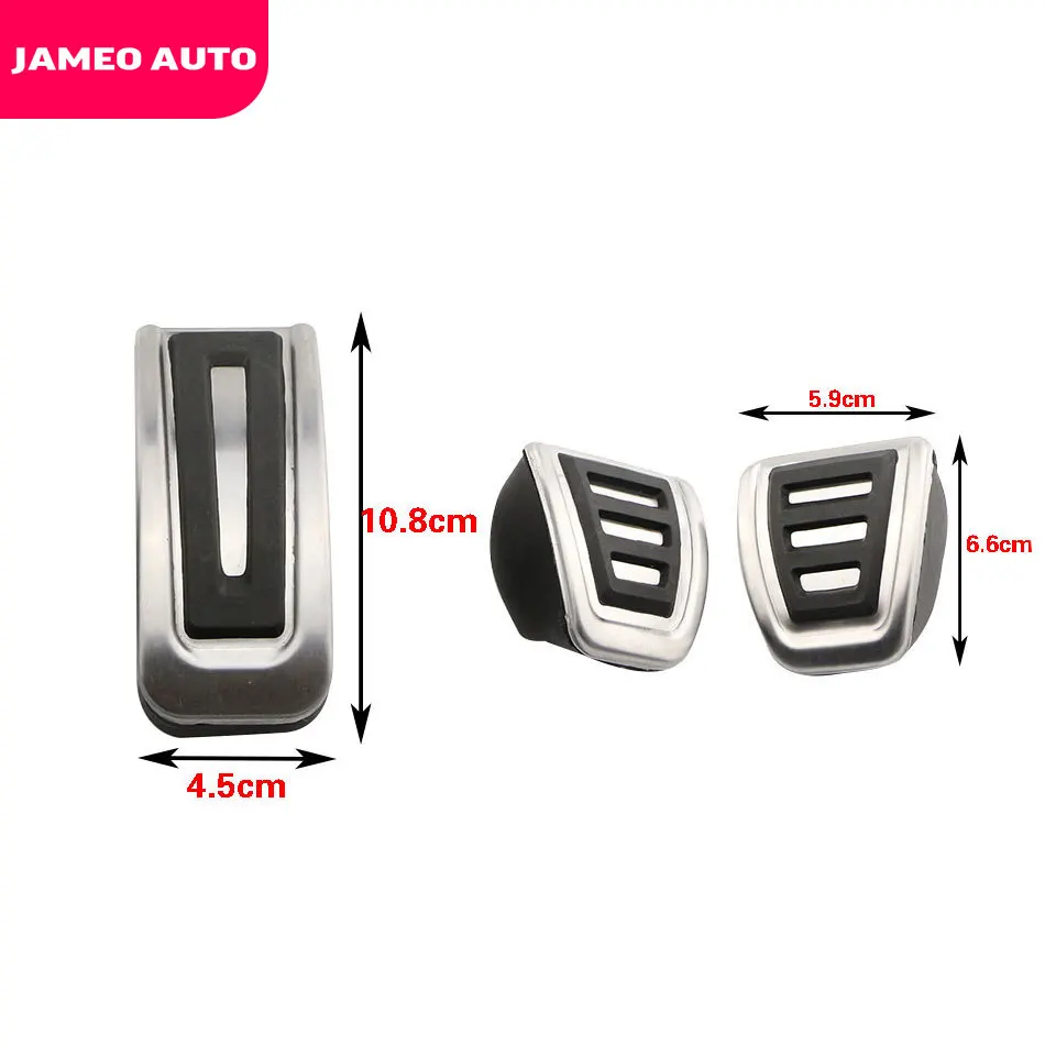 Jameo Авто сцепления газа педали тормоза чехол для Volkswagen VW Polo Bora Lavida Golf MK4 Santana Jetta Skoda