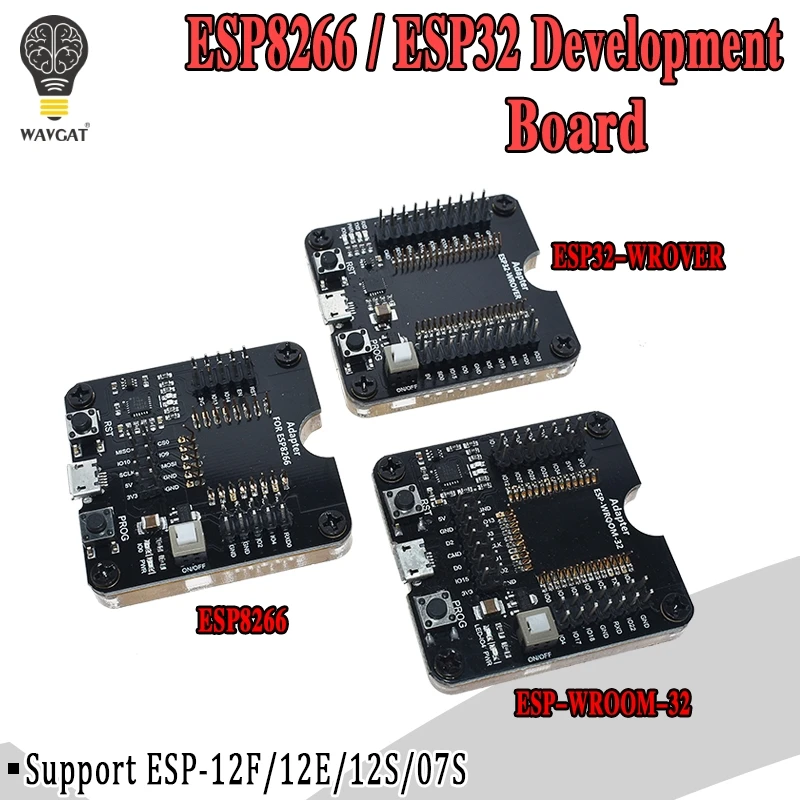 ESP8266 ESP32 ESP-WROOM-32 ESP32-WROVER Development Board Test Burning Fixture Tool Downloader for ESP-12F ESP-07S ESP-12S