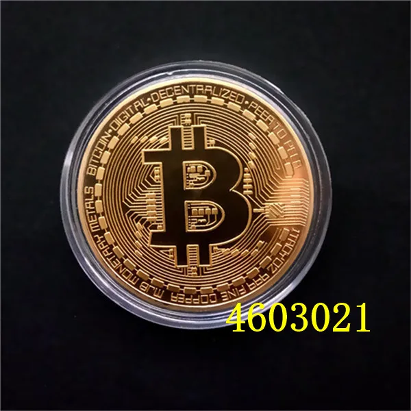 Фабрика продает позолоченный Биткойн/памятный медальон антикварная имитация