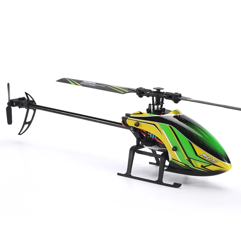 

Flybarless RC Helicopter JJRC M05 2.4G Remote Control 4CH 6-Aixs Gyro Anti-collision Alttitude Hold Children's Toy Drone RTF