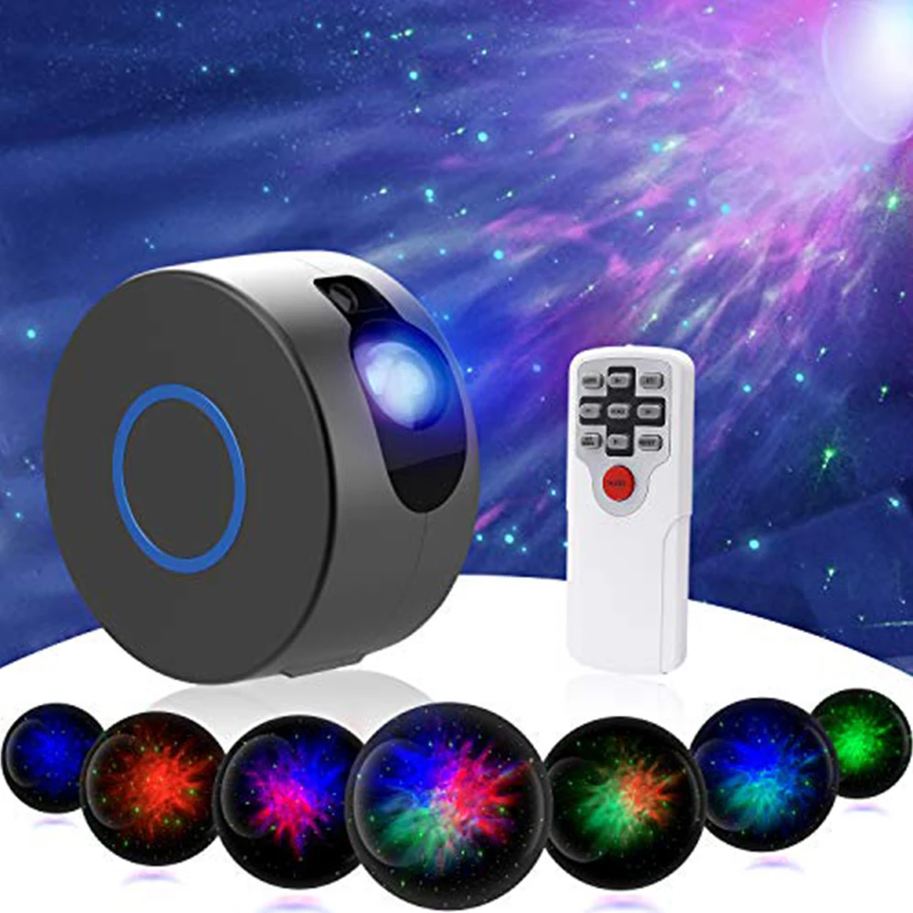 

Laser Galaxy Starry Sky Projector Blueteeth USB Voice Control Music Player LED Night Light Romantic Bedroom Projection Light