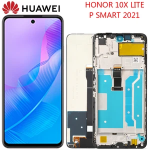 6 67original display for huawei honor 10x lite x10 lite dnn lx9 y7a lcd display touch screen digitizer for huawei p smart 2021 free global shipping