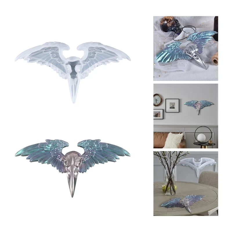 

Eagle Spreads Wing Ornaments Epoxy Resin Mold Hanging Pendants Silicone Mould DIY Crafts Jewelry Home Decorations Casting