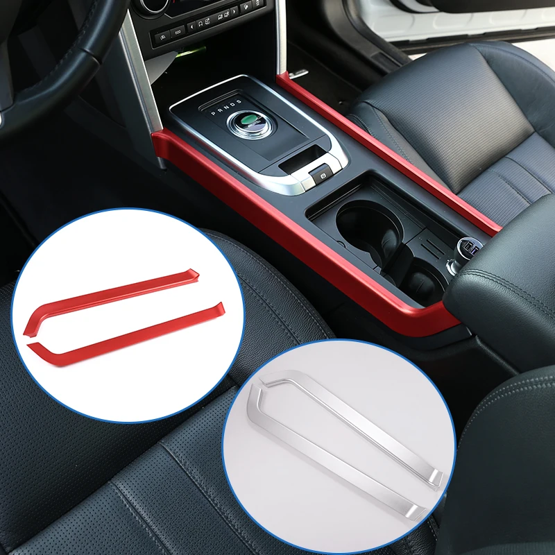 

Aluminum Alloy Gear Shift Trim Sequins Sticker For Land Rover Discovery Sport 2015-2018 Car-Styling Accessories