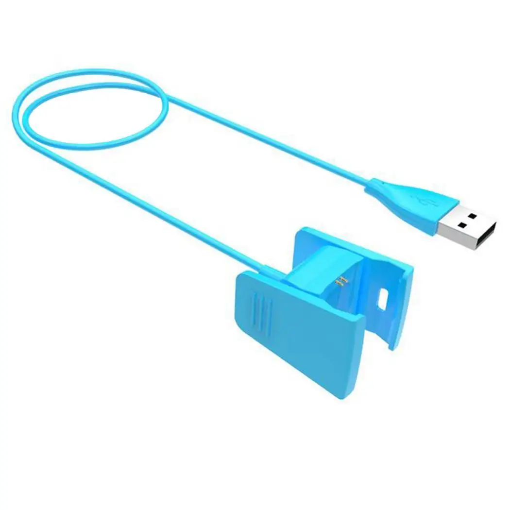 Смарт часы usb зарядный док кабель для зарядки Fitbit Charge розовый черный синий