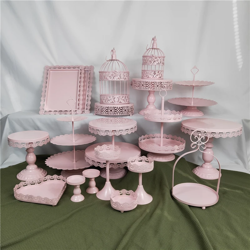 Bandeja para CUPCAKE con borde de encaje, soporte para pastel, decoraci&oacute;n de ocasi&oacute;n para boda, nuevo tipo Conjunto blanco, 6 uds.-5