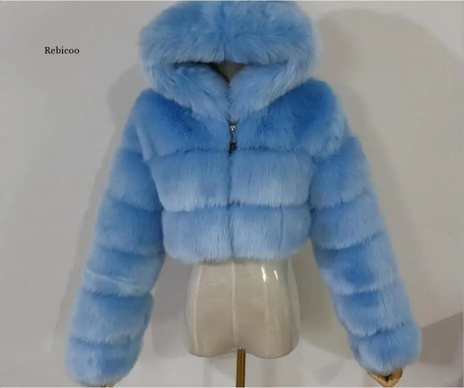Женское меховое пальто из искусственного кроличьего меха зимнее норки с