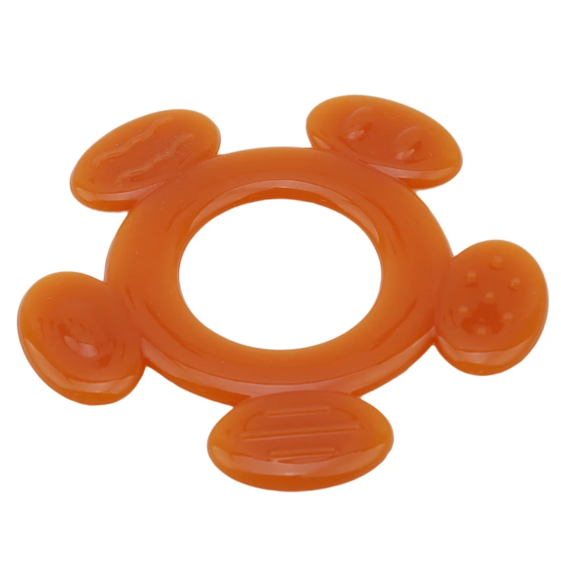 

Baby Tooth Chewing Silicone for Baby Dental CareCartoon Animal Shaped Nano-silver Antimicrobial Infant Silicone Teether 3 types