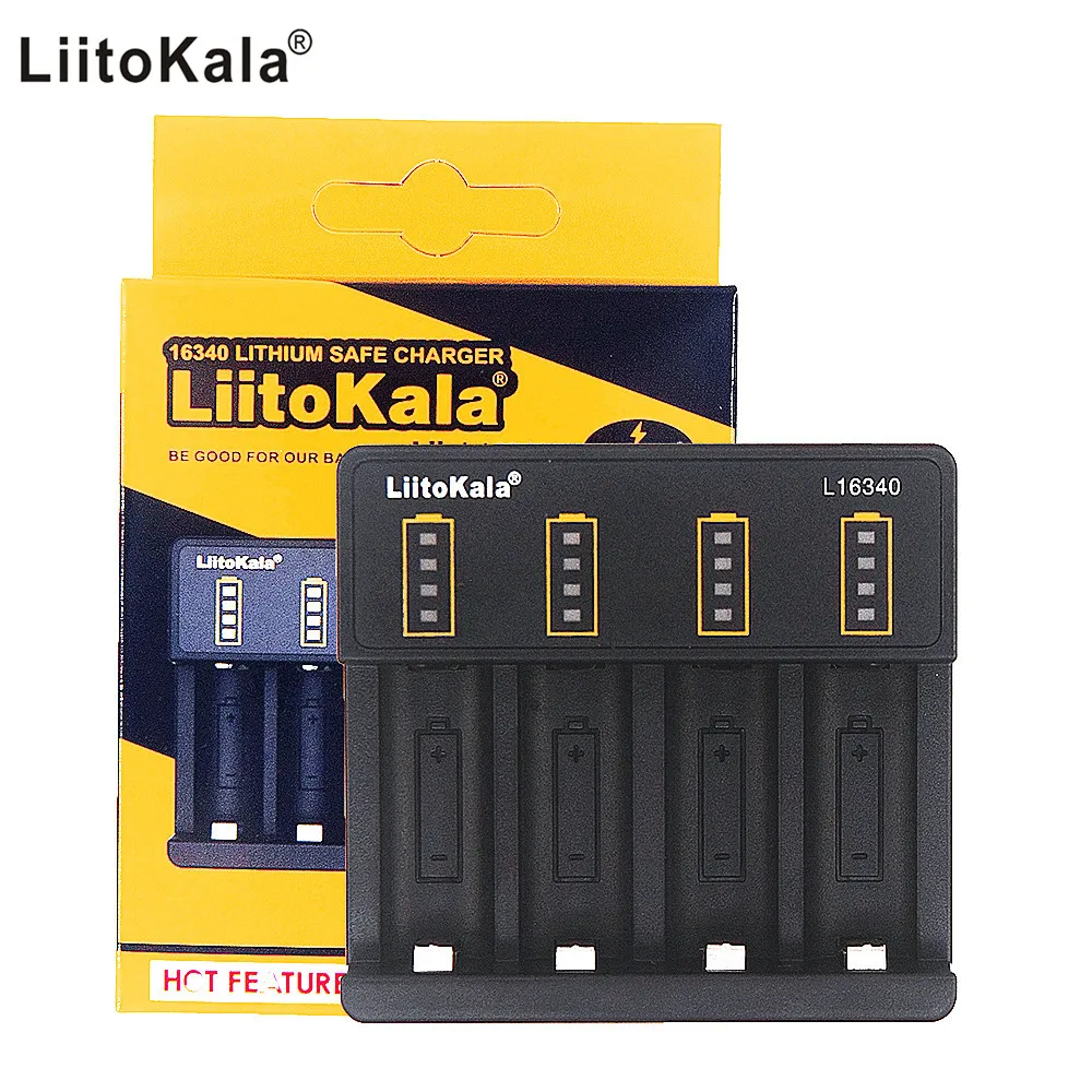 

LiitoKala Lii-16340 charger 3.7V 4.2V Rechargeable battery CR123A CR123 Charger 16340 Charger