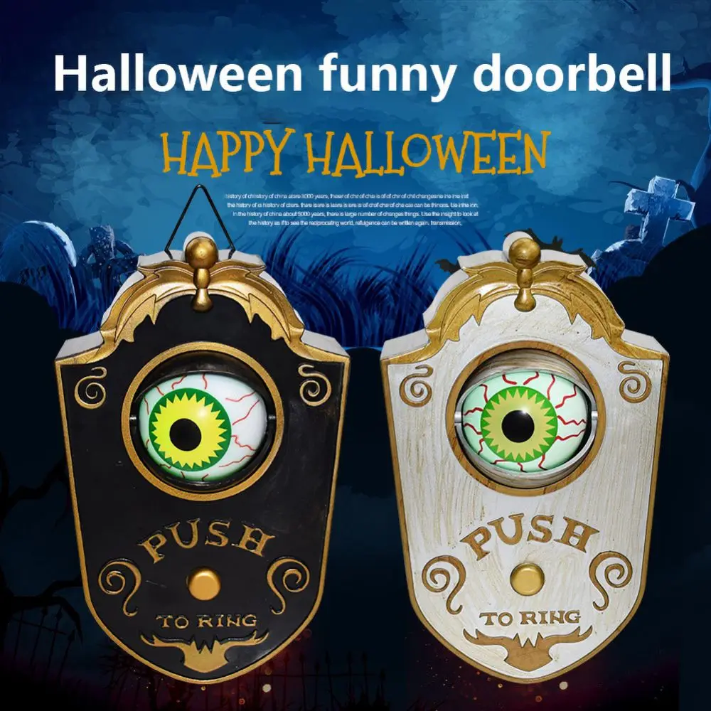 

Halloween-eyed Doorbell Cross-border Decoration Ghost Festival Toys Bar Shining Horror Sound Pendant