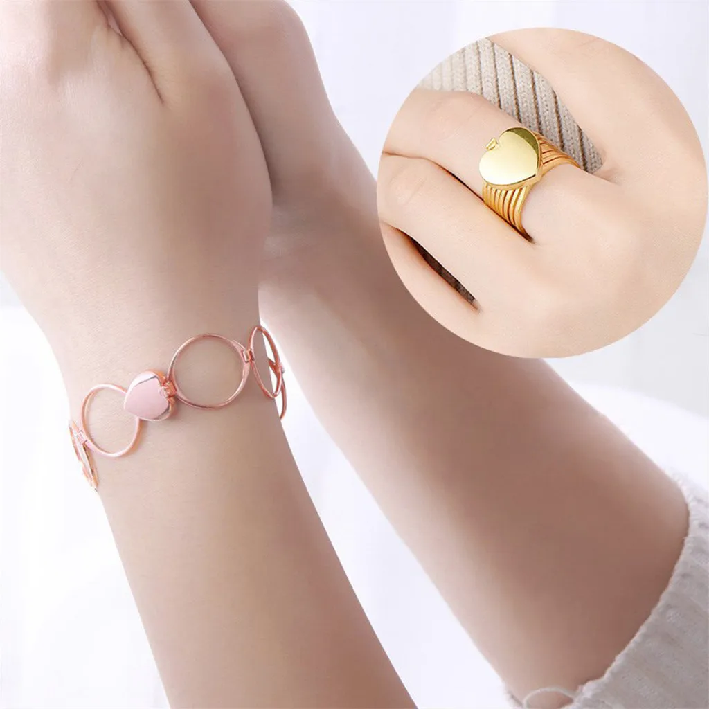 Модный выдвижной браслет кольцо со сменой двойного использования складной