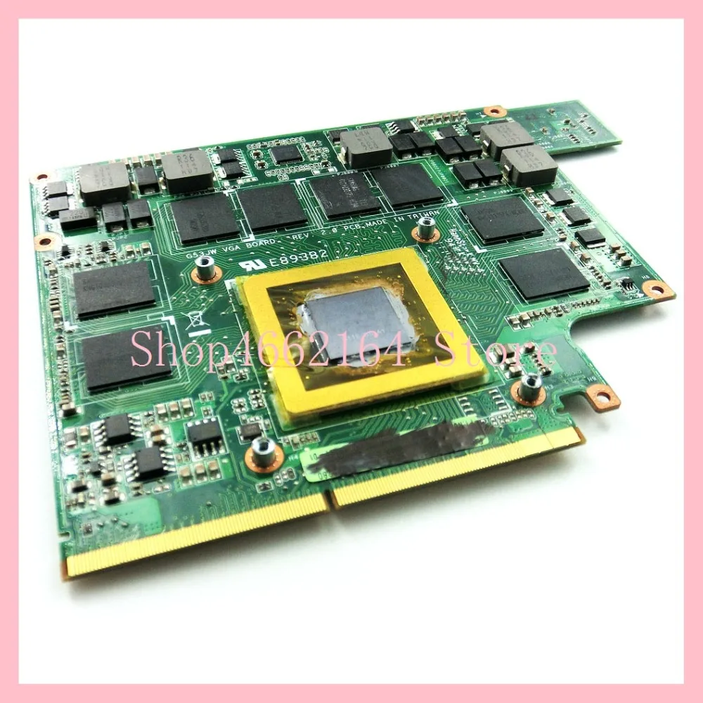 GTX460M/1 5 GB N11E GS A1 VGA Видеокарта для ASUS G53JW G53SW G53SX G73SW G73JW Материнская плата ноутбука