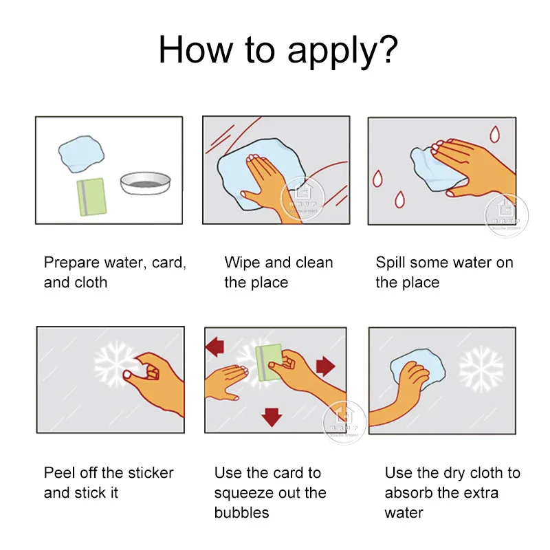 Электростатические наклейки рождественские без клея для стекла окна