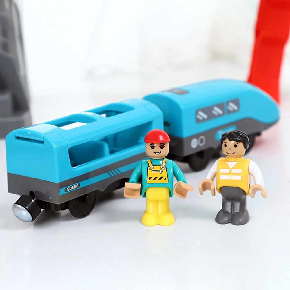 

RC Electric Train Set Express Truck FIT Wooden Track Children Electric Toy Kids Toys