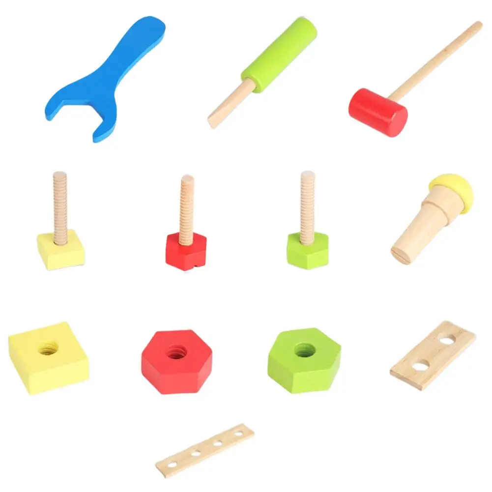 Kuulee Раннее детство развивающий Деревянный инструмент стол волшебный разборка