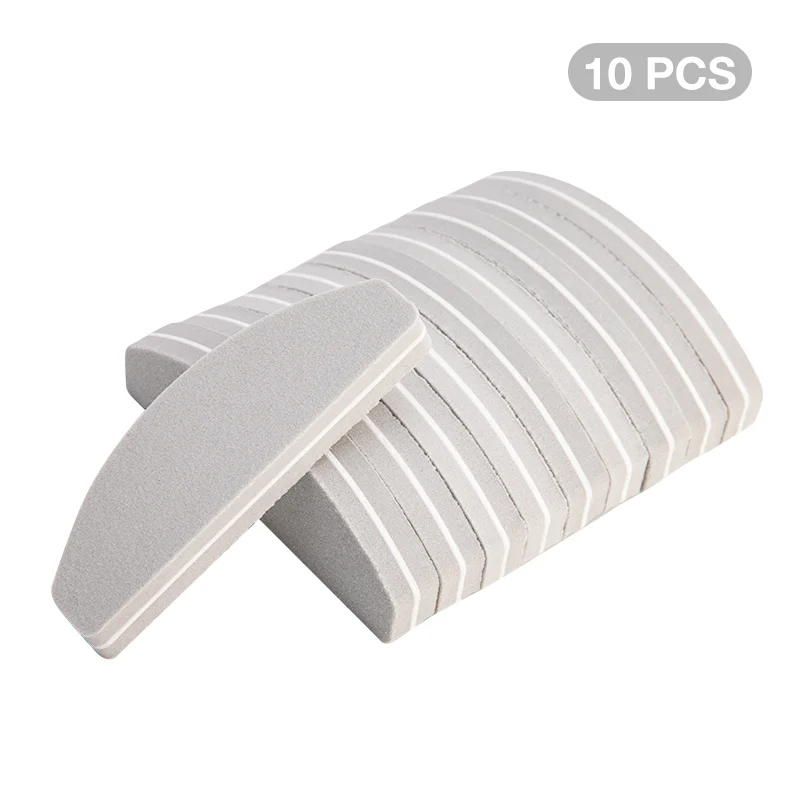 10pcs set 2 1/5/10 шт розовый Форма ногтей Полировщики для ногтей шлифовальная пилка для ногтей cо шлифовальными буферными резцами, блок для ногтей Маникюр Педикюр шлифовальный буфер полоски для ногтей, для маникюра - Цвет: 10pcs set 2