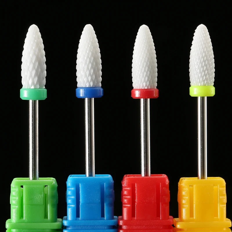 10 шт./компл. керамические сверла для маникюра | Инструменты