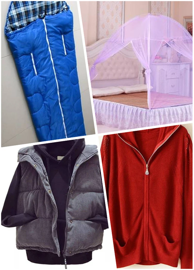 Meetee 3 # Двойные ползунки нейлоновые молнии для детской одежды открытая молния