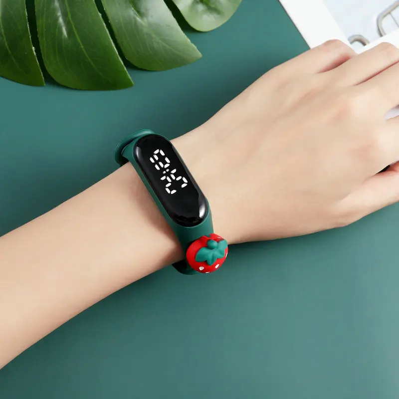 Disney Mickey Minnie LED Touch Watch Pooh Bear Bracelet Watch Student Children Sports Cartoon Electronic Watch Birthday Gifts
