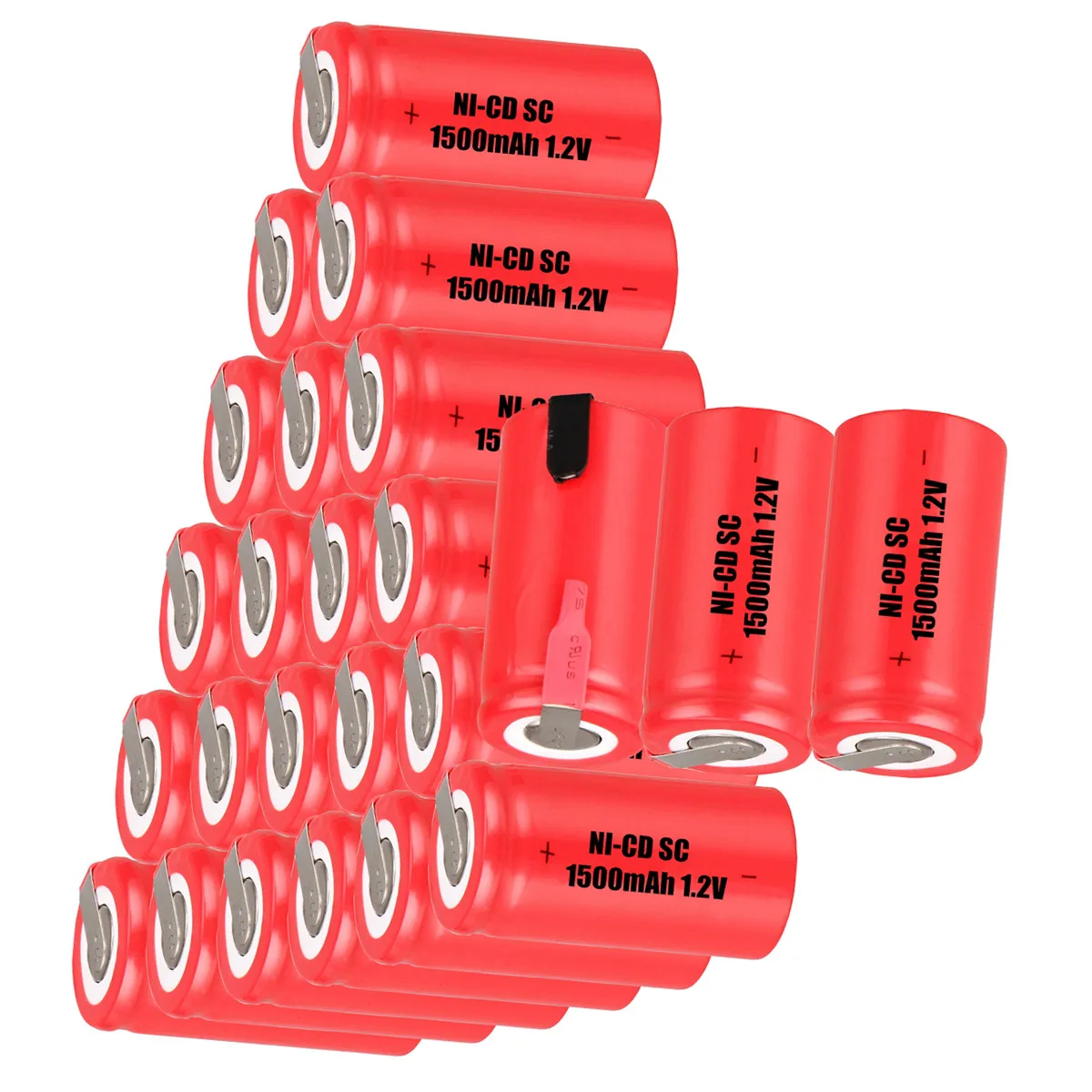 Никель кадмиевая аккумуляторная батарея 24 шт. 1500 мАч 1 2 В для электрической