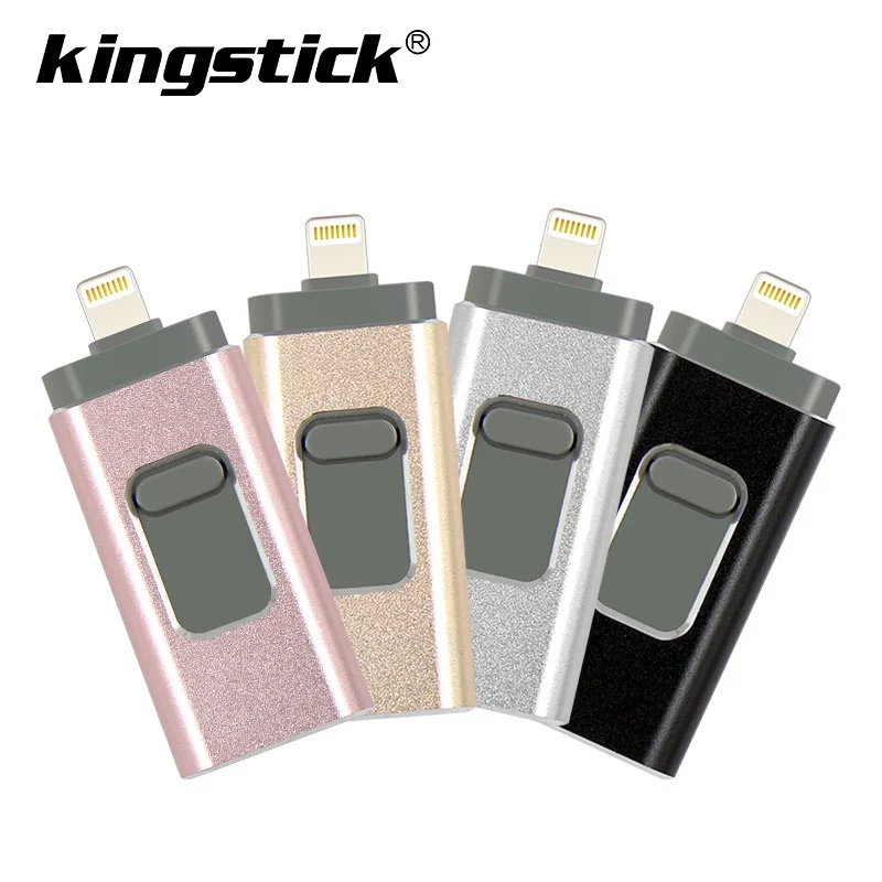 

Otg Usb Flash Drive 8gb 16gb 32gb 64gb 128gb For Iphone Ipad Tablet phone lightning android 3 in1 Pen Drive