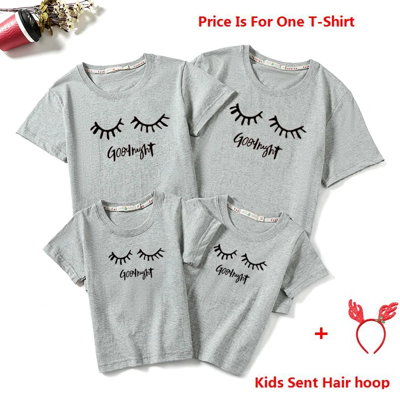 

2020 New Christmas T-shirt Cute Family Matching Clothes Mother Father Daughter Son Outfits Women Men Baby Girl Boys T Shirt