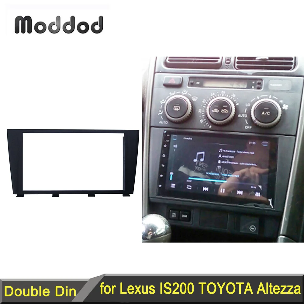 Двойная Din Fascia Для Lexus IS200 Toyota Altezza стереопанель радио DVD CD монтажный комплект |