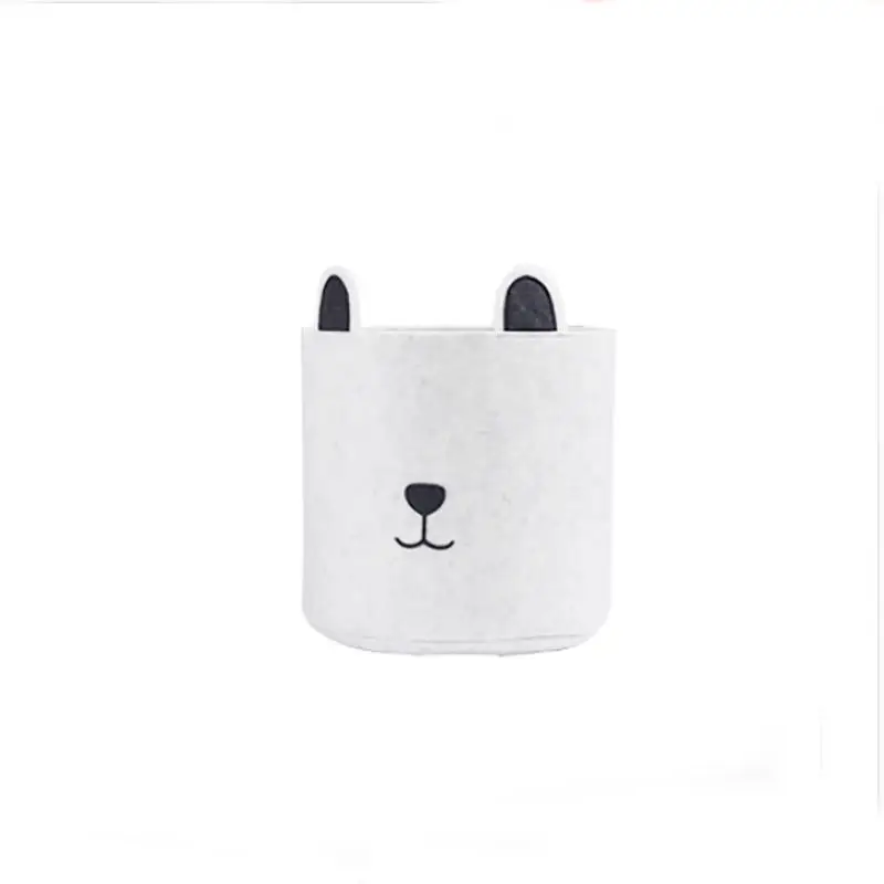 Удобная складная корзина для хранения прекрасные моющиеся войлочные игрушки