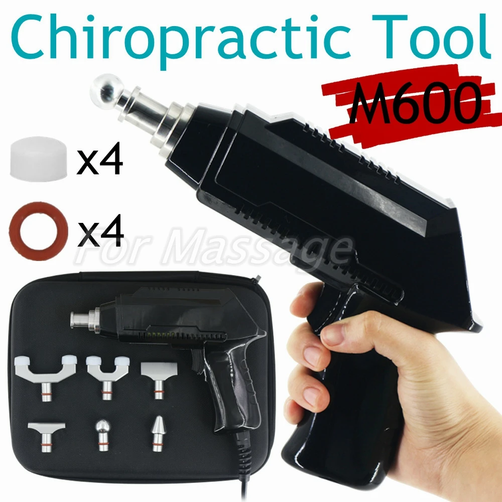 

Chiropractic Tool Electric Spine Adjustment Tool Treatment Cervical Spine Massager Adjustable Bone Spine Correction Gun 600N