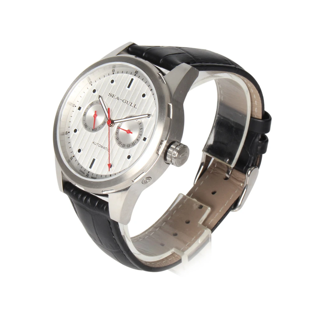 Seagull Лидирующий бренд 50 м водонепроницаемые светящиеся стрелки день дата