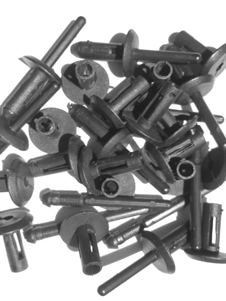 

1610 Supply Blind Rivets Middle Cover Plastic Decorative Buckle Nylon Wheel Eyebrow Fixing Clip