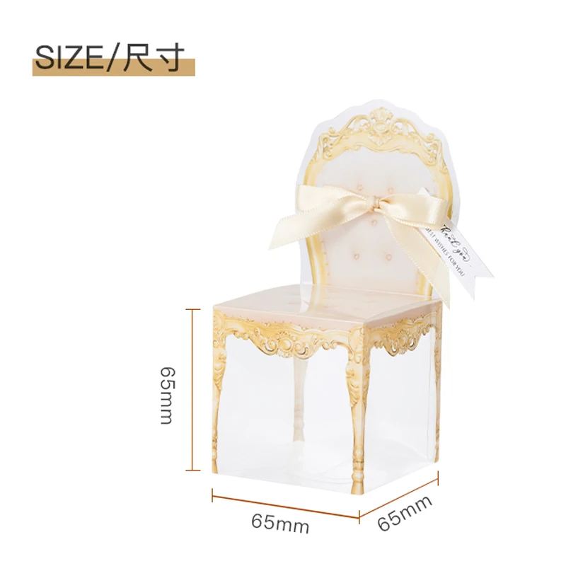 

50pcs lot personalize any text language rose gold PVC party supplies candy box favor gift boxes for wedding Anniversary guests