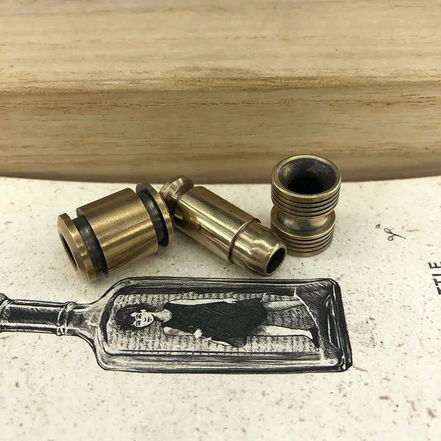 EDC инструменты шарики для ножей латунные цилиндрические бусы на шнурок Паракорд