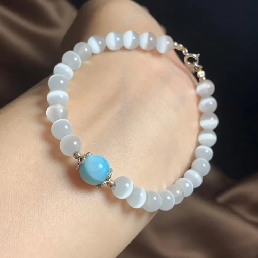 912 браслет из ларимара для мужчин хорошее ювелирное изделие 100% натуральный