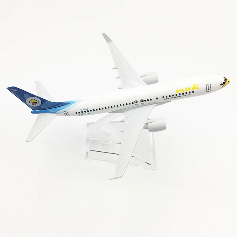 16 см 1:400 Модель самолета Боинг B737 из Таиланда в масштабе NOK сплава с посадочным