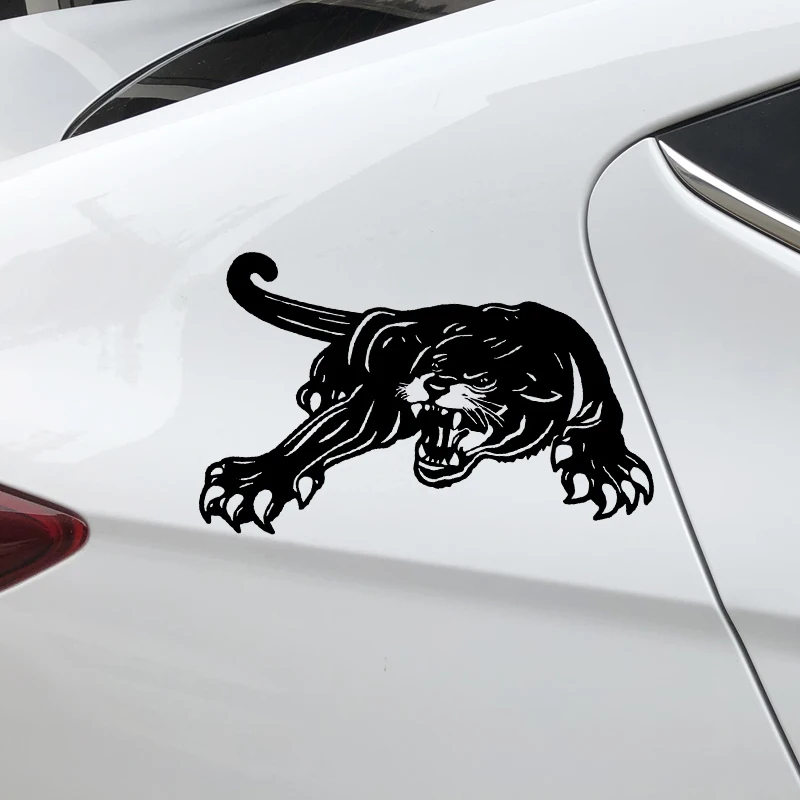 Яркий Тигр креативное украшение модная Автомобильная наклейка индивидуальная