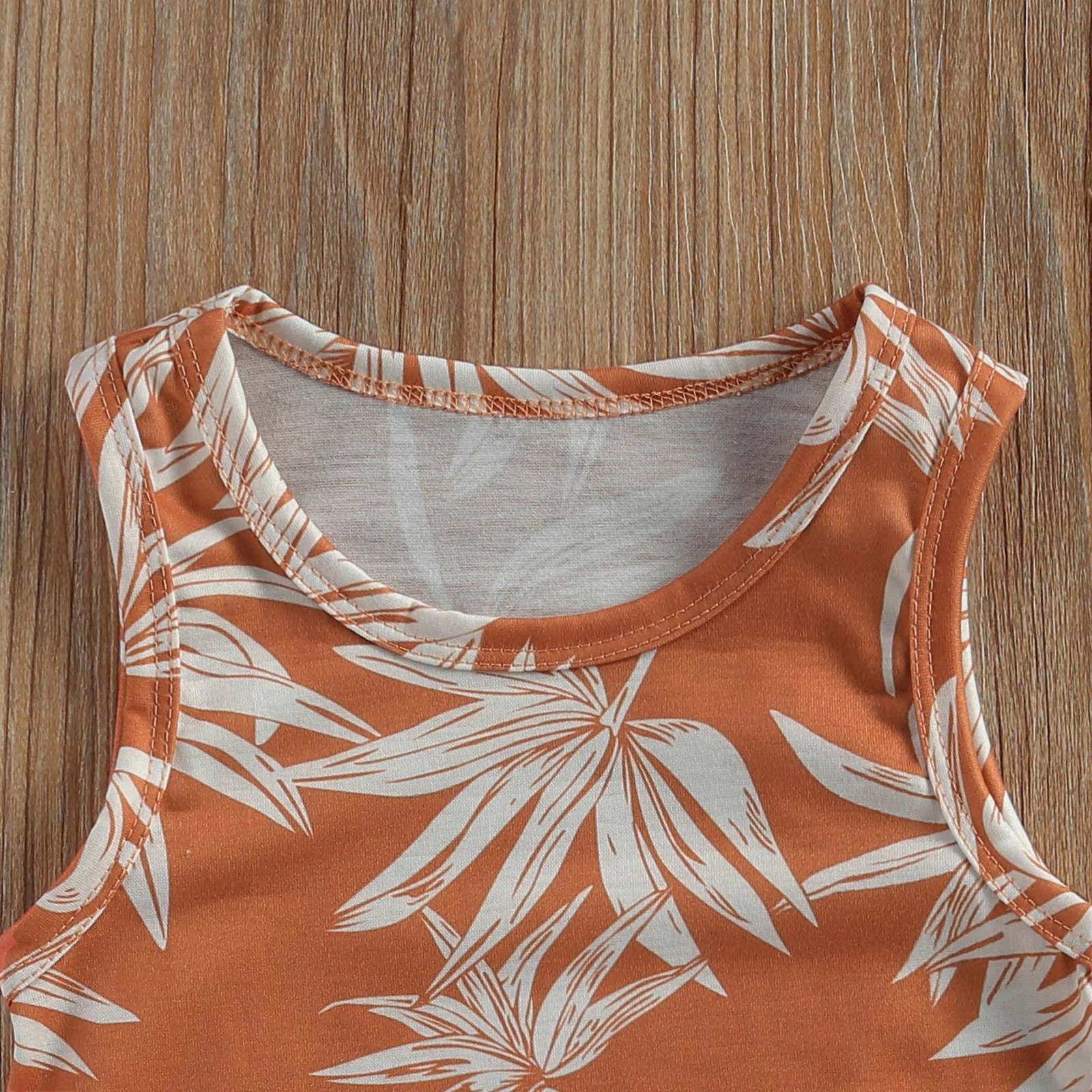 

Summer Causal Boys Clothes Sets Floral Print Sleeveless Vest Tops Shorts 2pcs 0-3Y